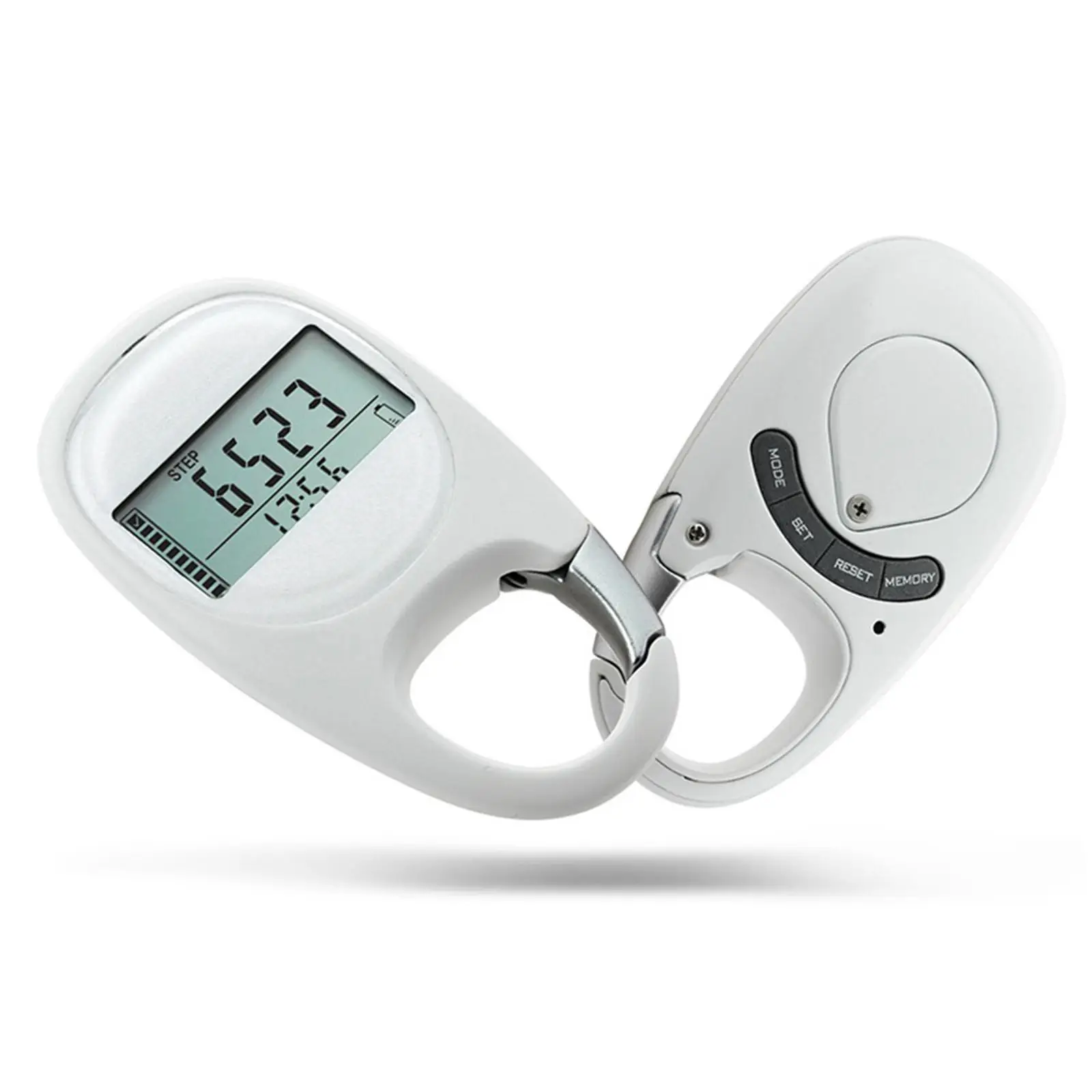 Step Distance Counter with Clip Walking 3D Sensor Pedometer for Hiking