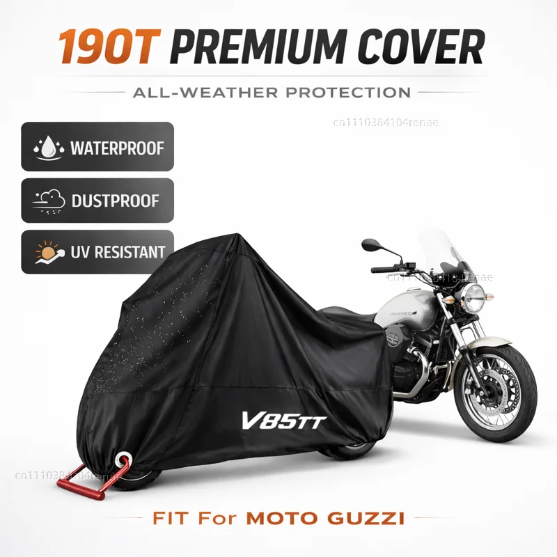 

For MOTO GUZZI V85TT V 85 TT V85 TT 190T Motorcycle Cover Waterproof Dustproof UV Protection All Season