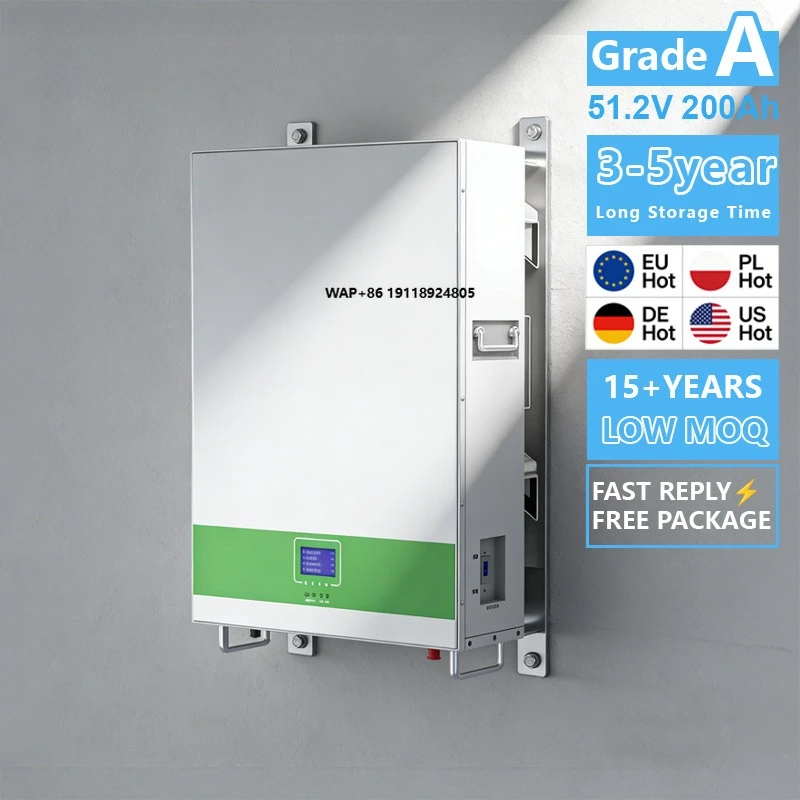 

ULi Power 51.2V LiFePO4 Battery 100AH-200AH Split Type IP65 5-10kW Bluetooth Enabled Home Energy Storage for Solar System