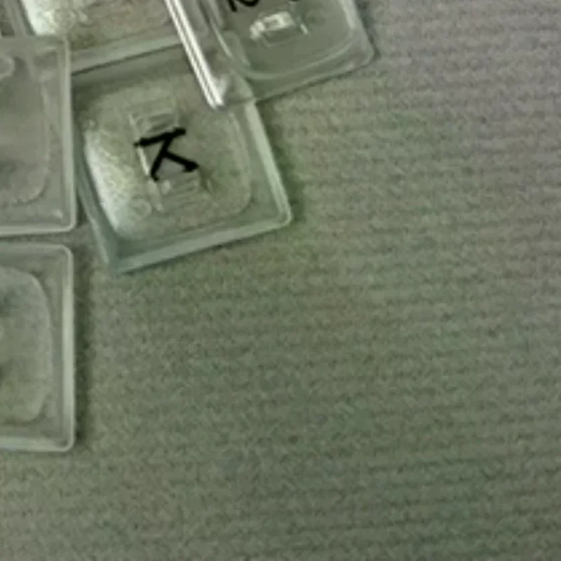 

Premium Low Profile 70Key Chocfox CFX Black White Transparent Keycaps for Kailh Choc V1, Ultra Thin PBT Material