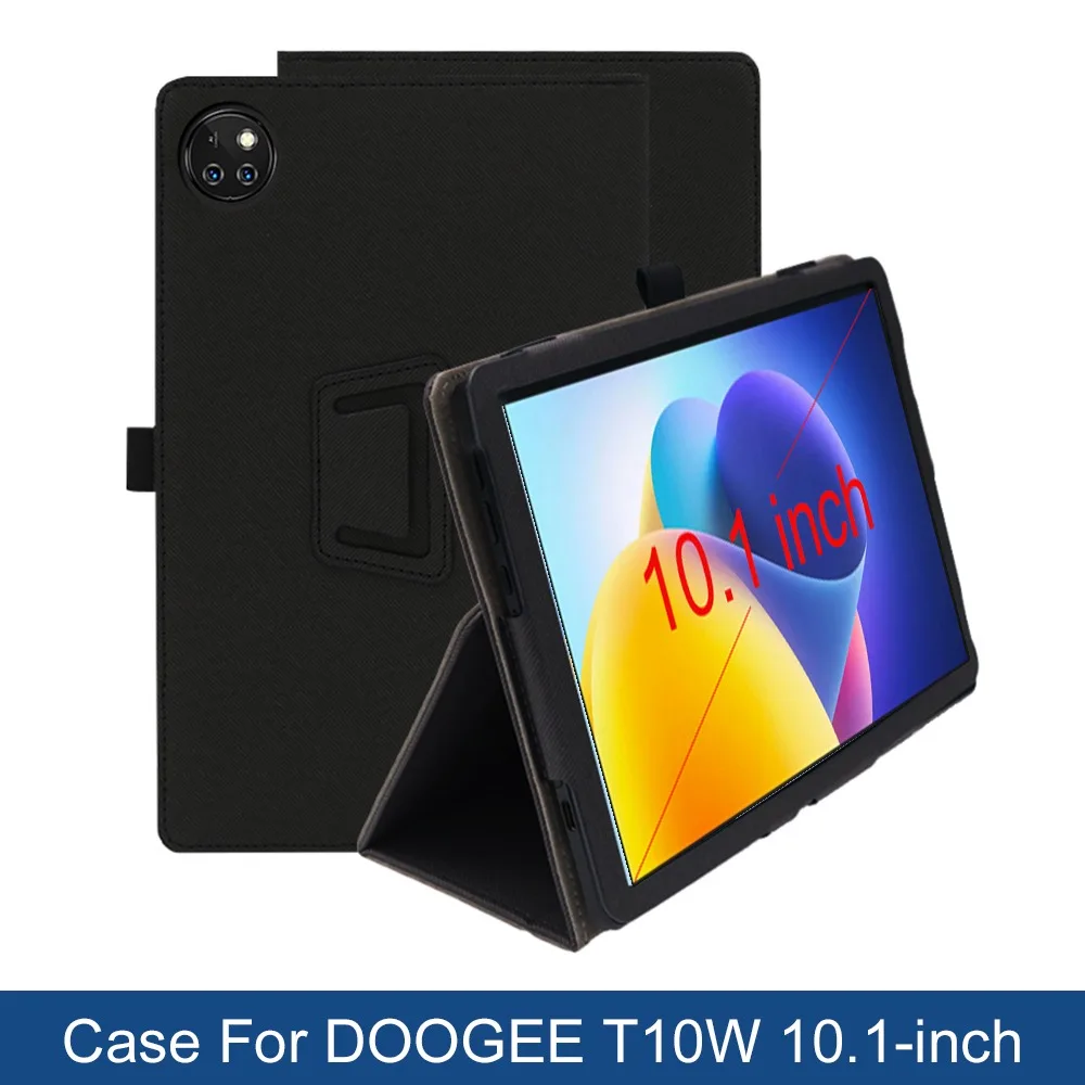 Funda Case For DOOGEE T10W 10.1" Inch Case,Folding Stand Protective Cover with Pencil Holder and Wrist Strap,Full Protection