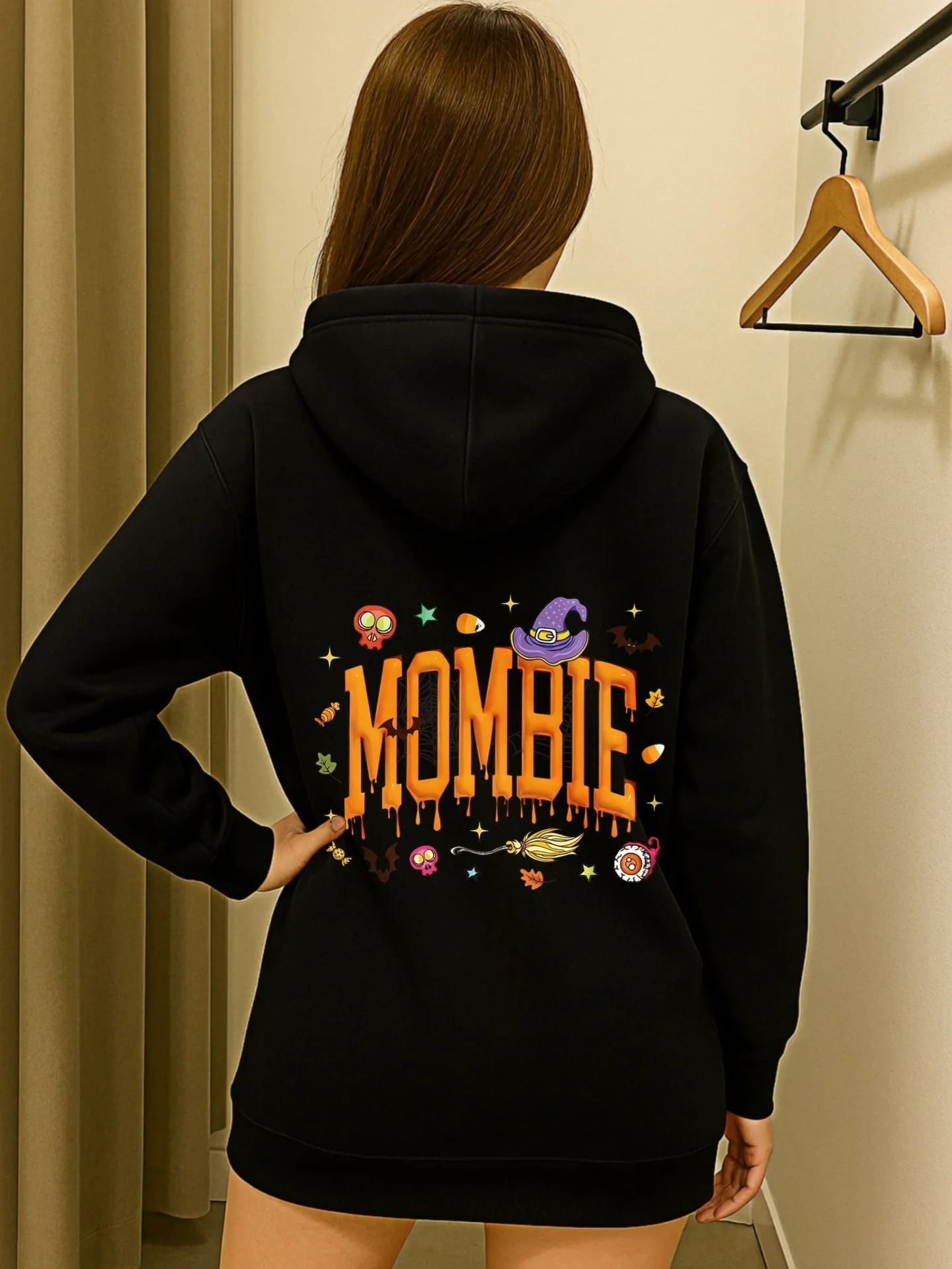 Sweat à capuche graphique pour femmes, imprimé graphique de chat de noël, esthétique décontractée, tissu doux, tenues d'hiver, pour jeunes hommes