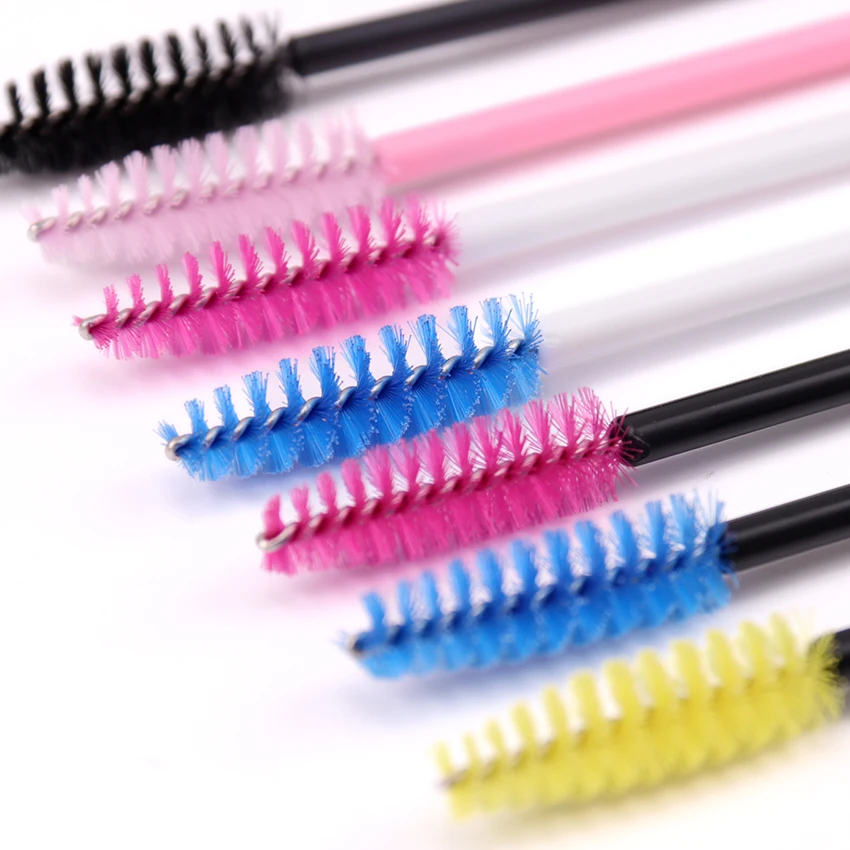 Sdatter 50 pezzi pennelli per ciglia pennelli per trucco Mascara usa e getta bacchette applicatore ciglia pennello cosmetico strumenti per il trucco