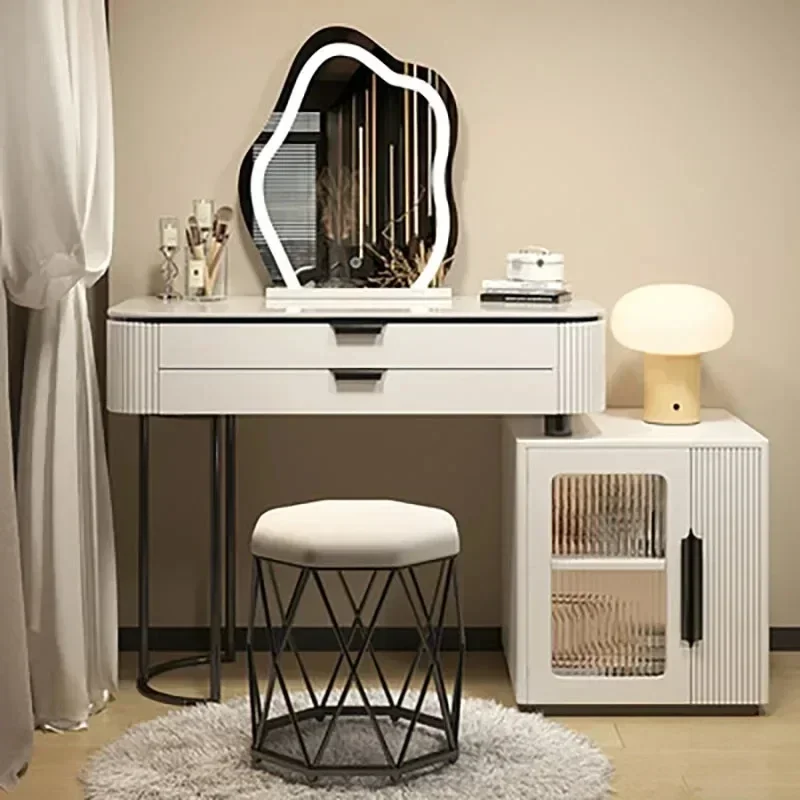 Hallway Nordic Vanity Table Bedside China Luxury Korean Dressing Table Storage Drawers Nightstands Schminktisch Unique Furniture