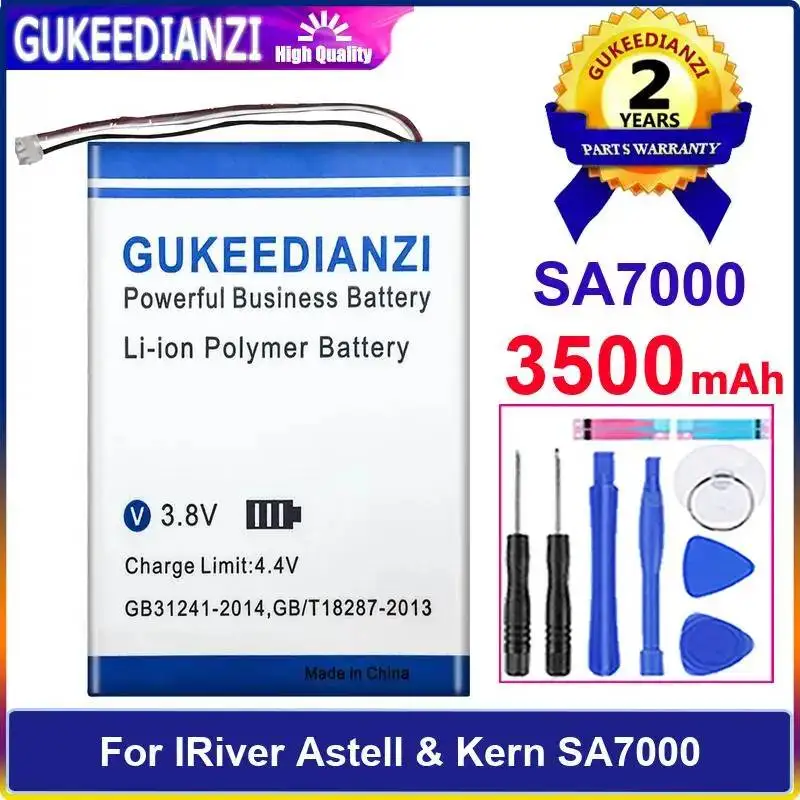 

Аккумулятор для плеера 3500 мАч, хорошая низкотемпературная батарея для Iriver Astell & Kern SA7000, долговечный