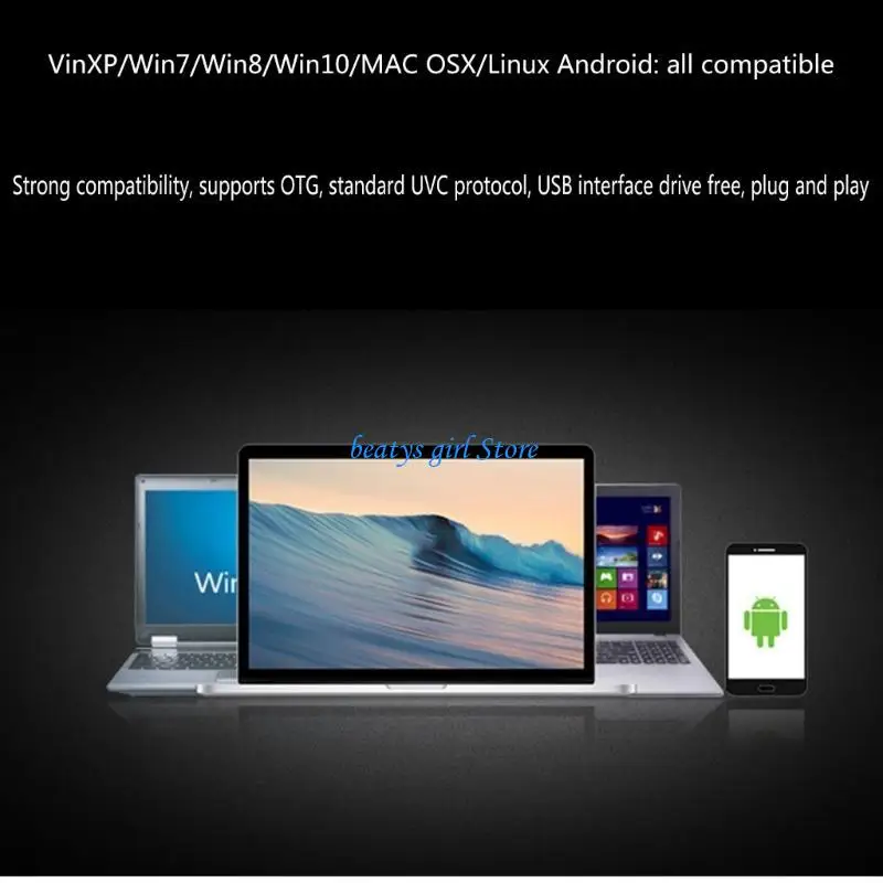 

C7AB GC0308 Camera Module 0.3MP USB Frees Driver CMOS 50/72 Degrees 3.0mm Focal Distance Camera for Face Recognition