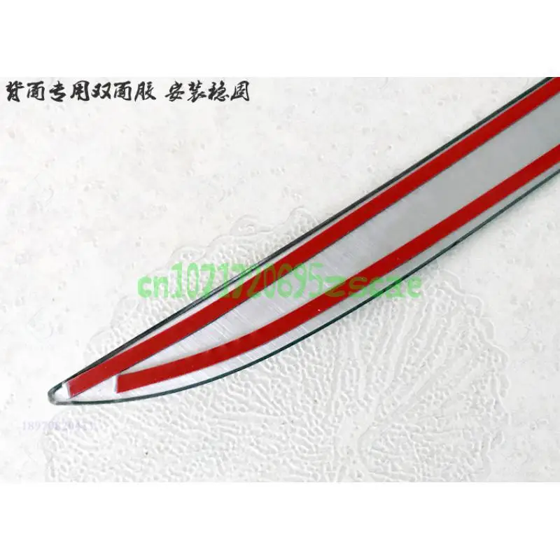 For Renault Fluence 2011 2012 2013 2014 Rear Boot Door Trunk Cover Trim Tailgate Garnish Molding Strip Car Accessories