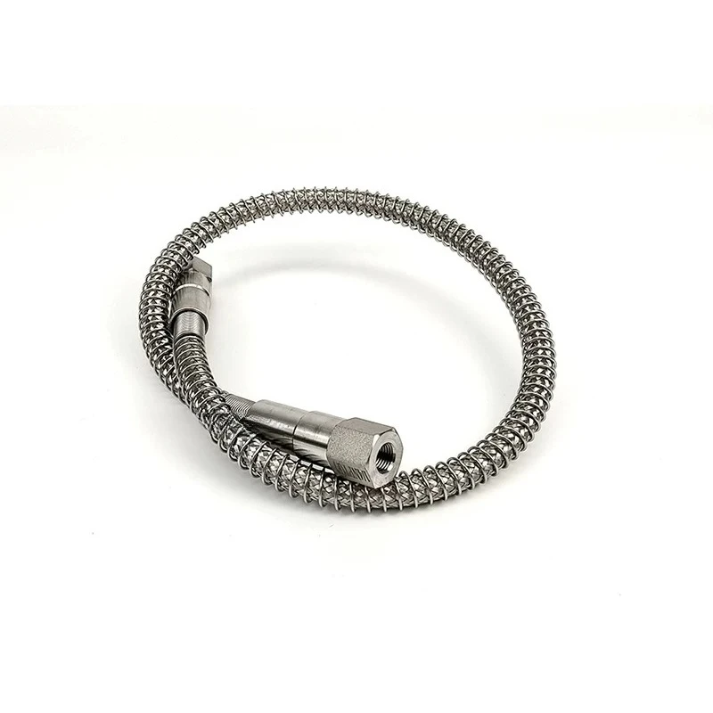 Stainless Steel High Pressure Gas Corrugated Metal Hose Quick Internal and External Thread Fittings