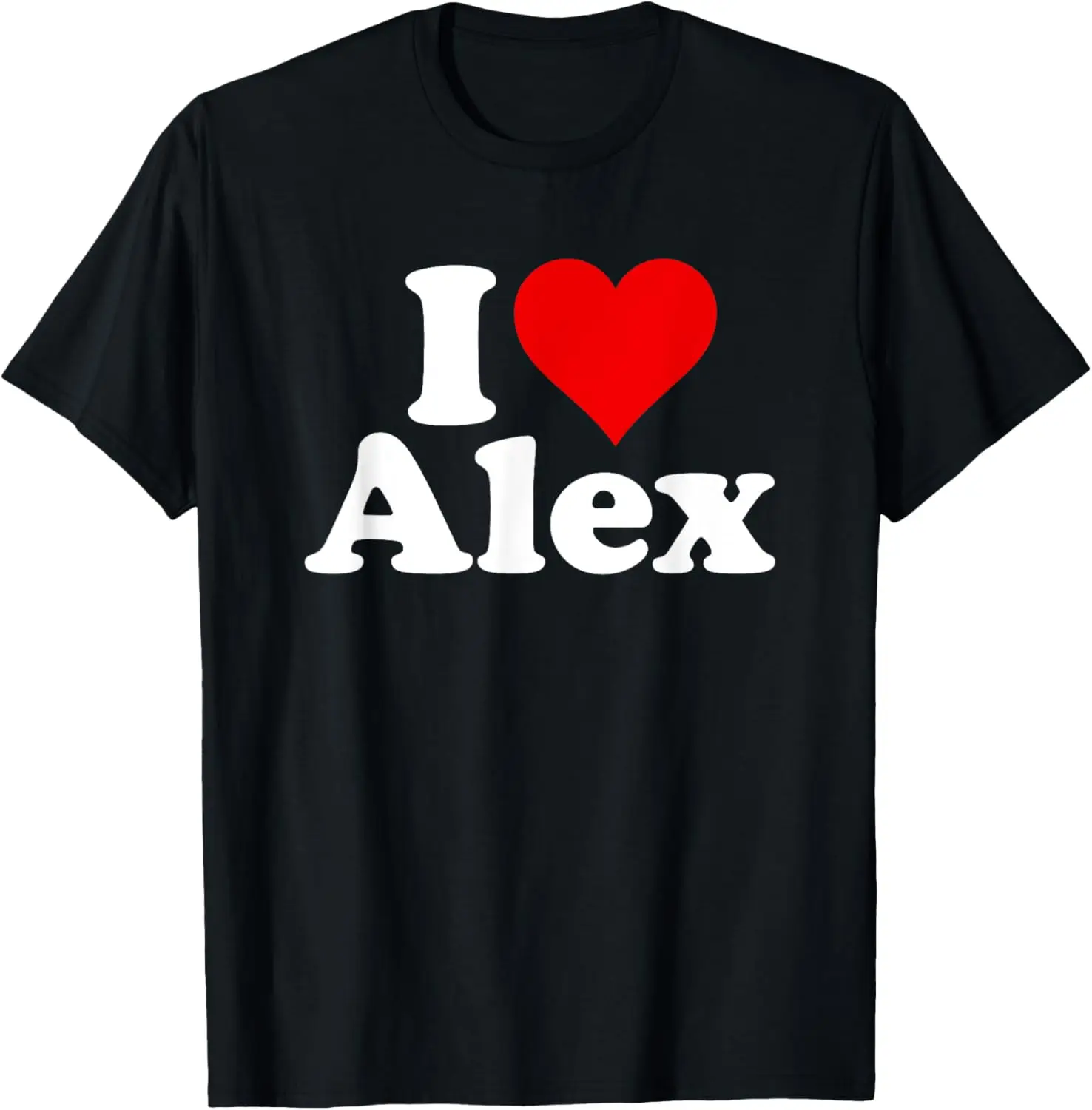 

Футболка I HEART LOVE ALEX ALEXANDRA ALEXANDER ALEXIS, 100% хлопок