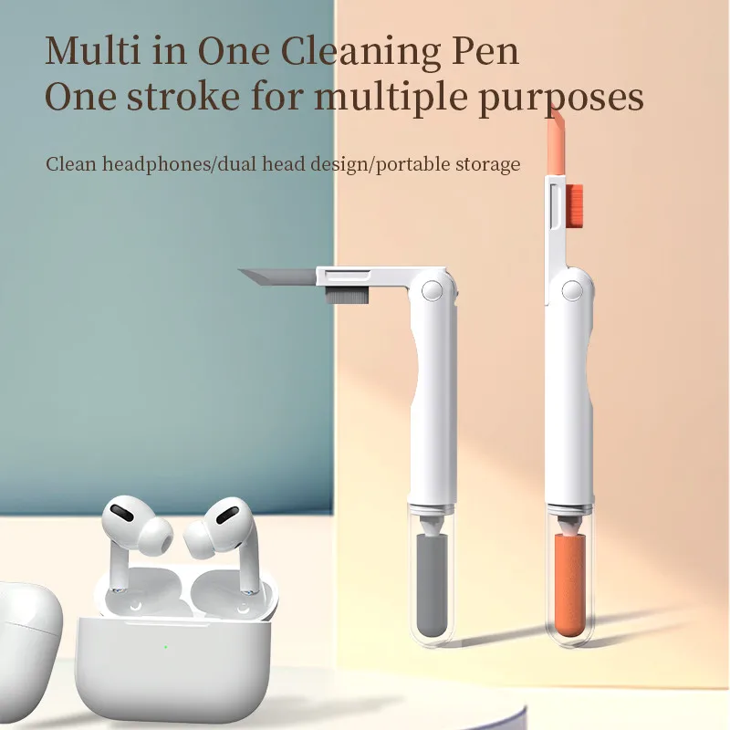 Bluetooth Earphones Cleaning Tool for Airpods Pro 3 2 1 Earbuds Case Cleaner Kit Cleaning Brush Pen for Xiaomi iPhone Earbuds