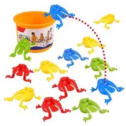 50PCS Jumping Frog Bounce rane giocattoli genitore-figlio per bambini novità assortiti giocattoli antistress regalo per feste di compleanno per bambini