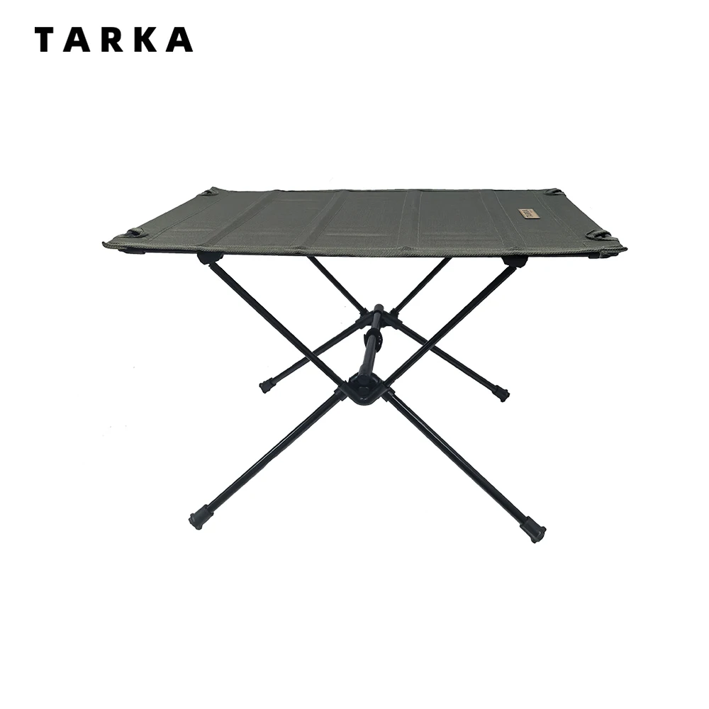 TARKA Camping Oxford Fabric Table Folding Desk Lightweight Foldable Cloth Tables Outdoor Fishing Picnic Desk Camping Equipment