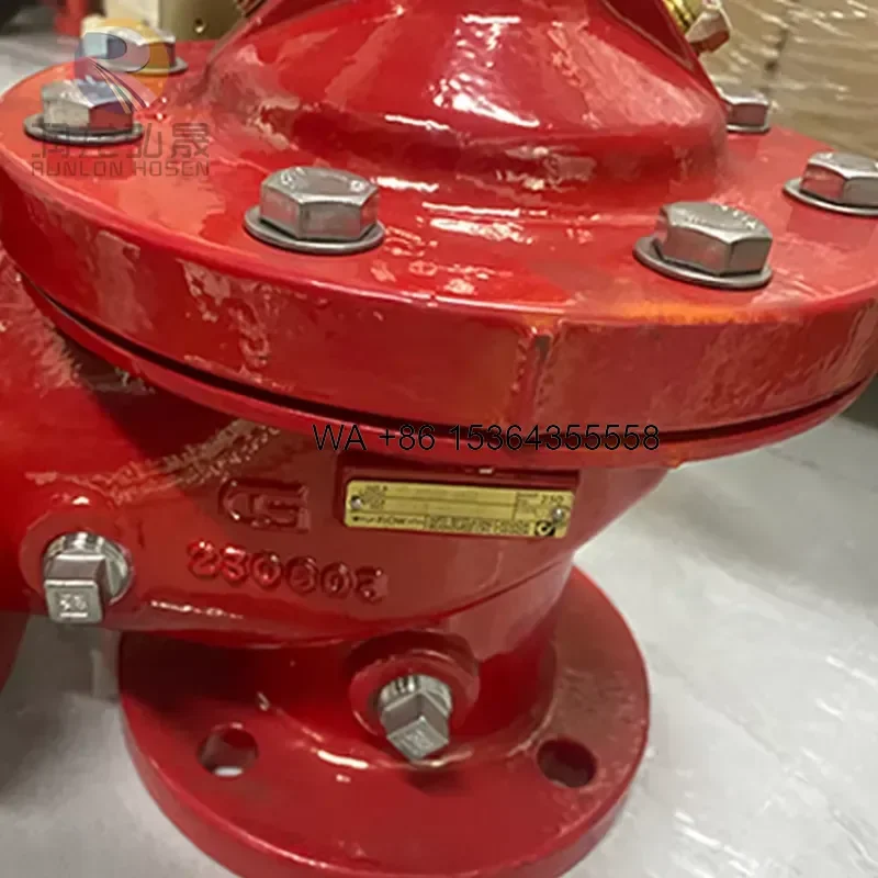 Wmwmnu for Ductile Iron Pressure Relief Valve 3 4 6 8 Inch Flange Ends FM ULC Approved Fire Control System Water Supply