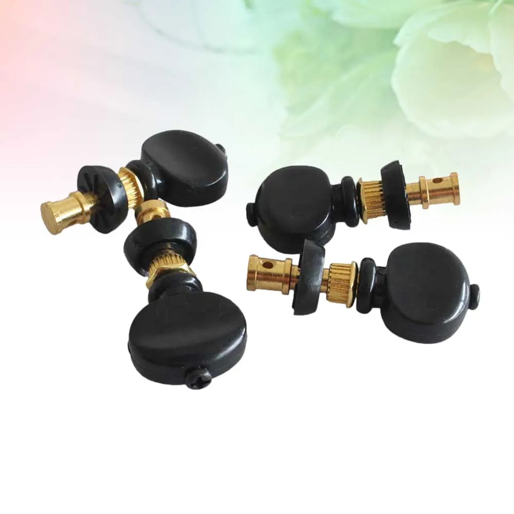 

4Pcs Golden Ukulele Tuning Pegs Sturdy Strings Machine Heads for Guitar Mandolin Adjustable Tension Screw Accessories