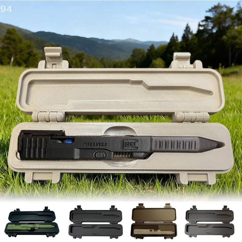 

Sleek Tactical Ballpoint Pen, 3D Printed Slide Action EDC Pens, Distinctive Creative Writing Devices