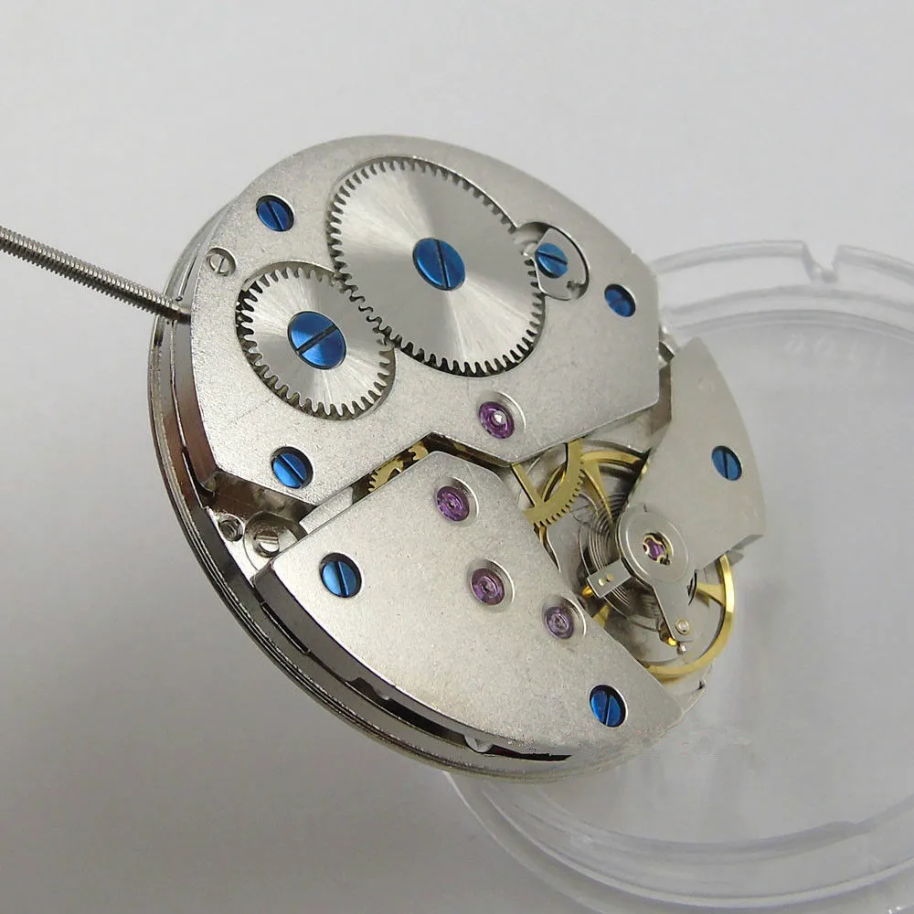 6498 Hand Winding Movement 2 Hands 17 Jewels Mechanical Manual Winding Watch Movement For ETA 6489 For ST3620 Watch Repair Parts