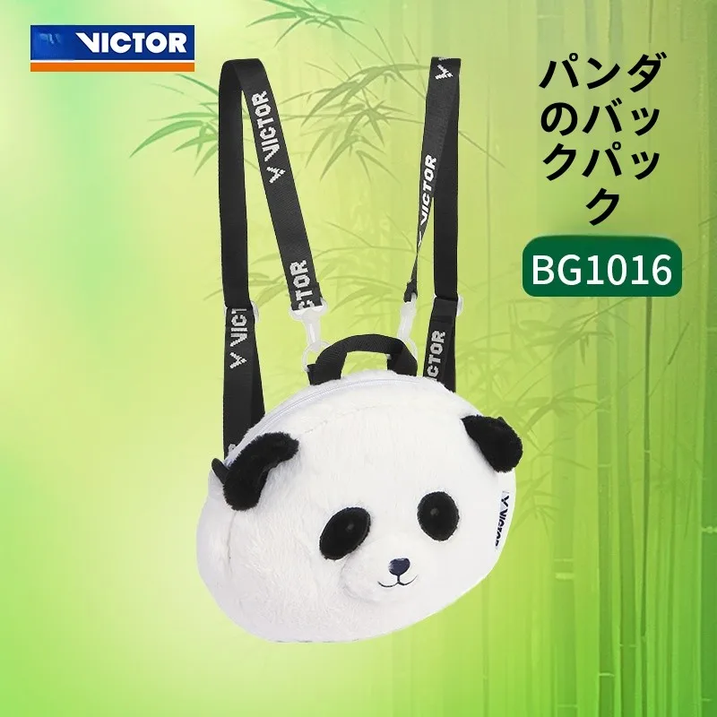 victor-victory-bg1016-badminton-bag-portable-shoulder-backpack-cute-cartoon-panda-doll-storage-sports-fitness-fans-supplies