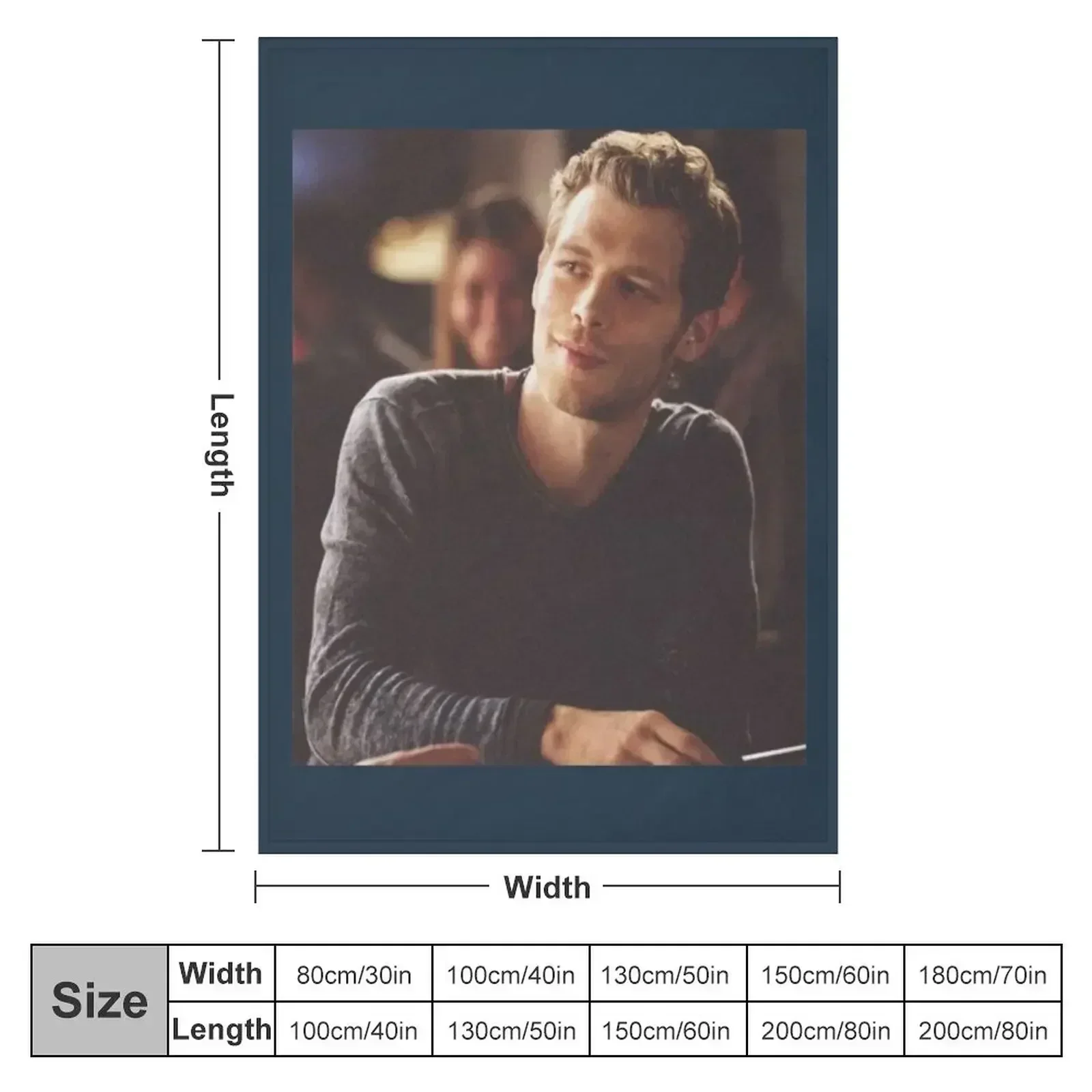 Klaus mikaelson the originals Throw Blanket decorative Hairy Softest Plaid Blankets
