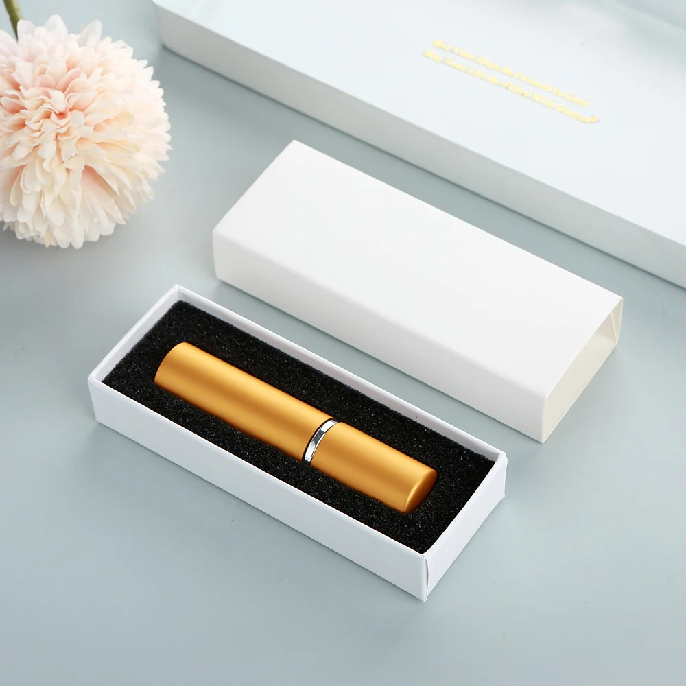 10 Pcs 5ml Premium Perfume Dispenser Bottles - Detachable Aluminum Shell with Glass Liner, Reusable, with Elegant Packaging Box.