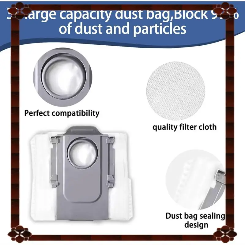 24-Hour Delivery Replacement Accessories Kit For Roborock QV 35A/QR 798 Vacuum Cleaner Compatible Robot Parts Main Brush HEPA Fi