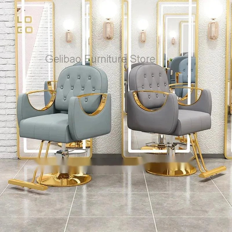 

Men Barbershop Barber Chair Luxury Portable Swivel Designed Barber Chair Beauty Hairdressing Cadeira De Barbeiro Furniture