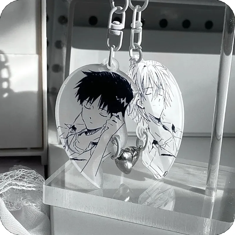 Neuer Neon Genesis Evangelion Kaworu Shinji Niedlicher DIY-Rucksack-Schlüsselanhänger, Anime-Cartoon-Zubehör Acryl-Taschenanhänger Großhandel – Detail 2