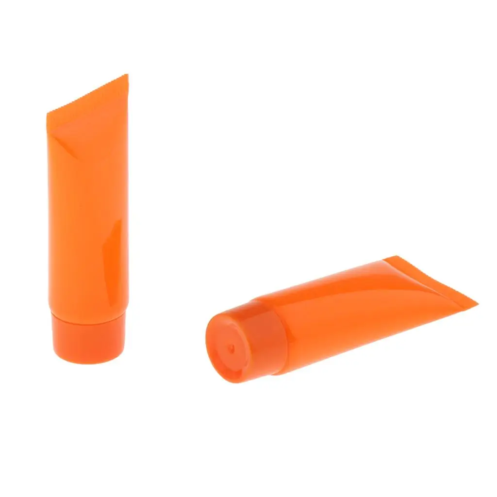 Empty Tube Cosmetic Bottle Plastic Squeeze Container Refillable Cream Lotion Vial Travel Jar for Skin Care
