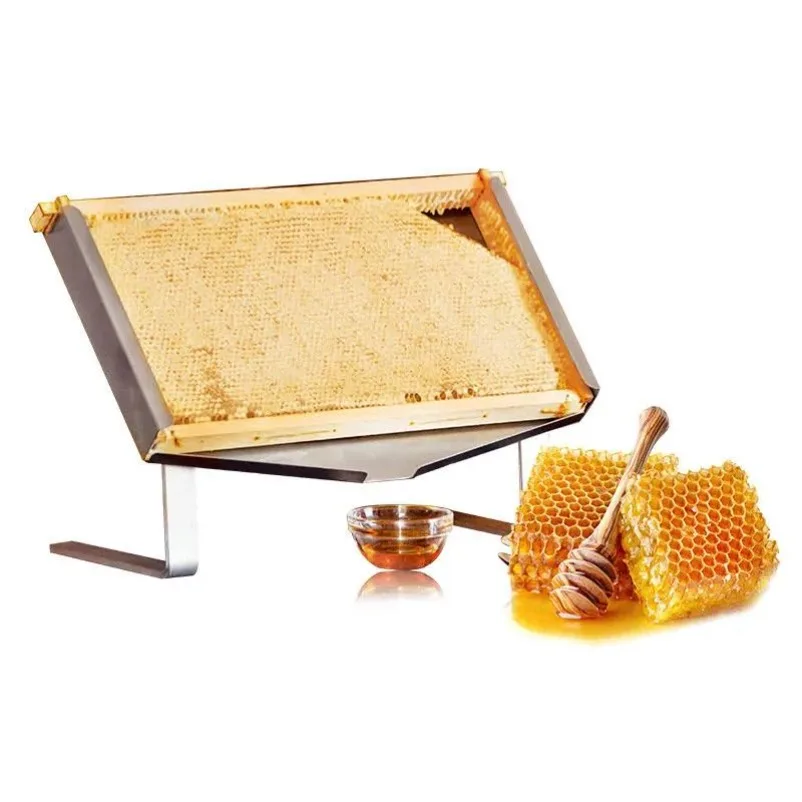Stainless Steel Honey Flow Tray Display Stand Honeycomb Frame Holder for European‑style Western Restaurant