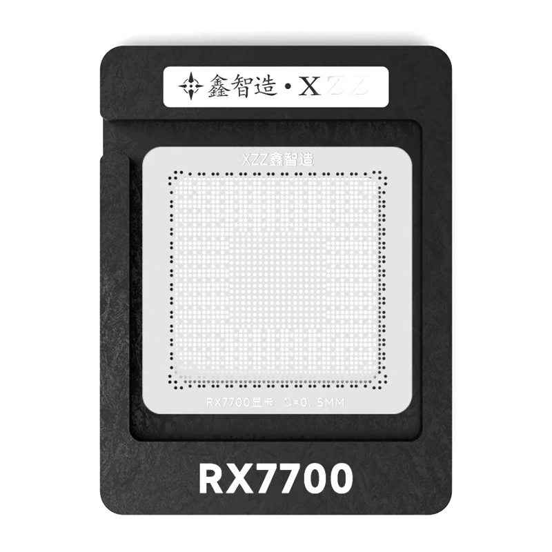 استنسل XZZ BGA لأجهزة الكمبيوتر المحمول AMD R9-7940HS RX6600XT RX6700XT RX6800XT RX7700XT SR3S0 SRLWS SRMHU SRN23 تسخين مباشر