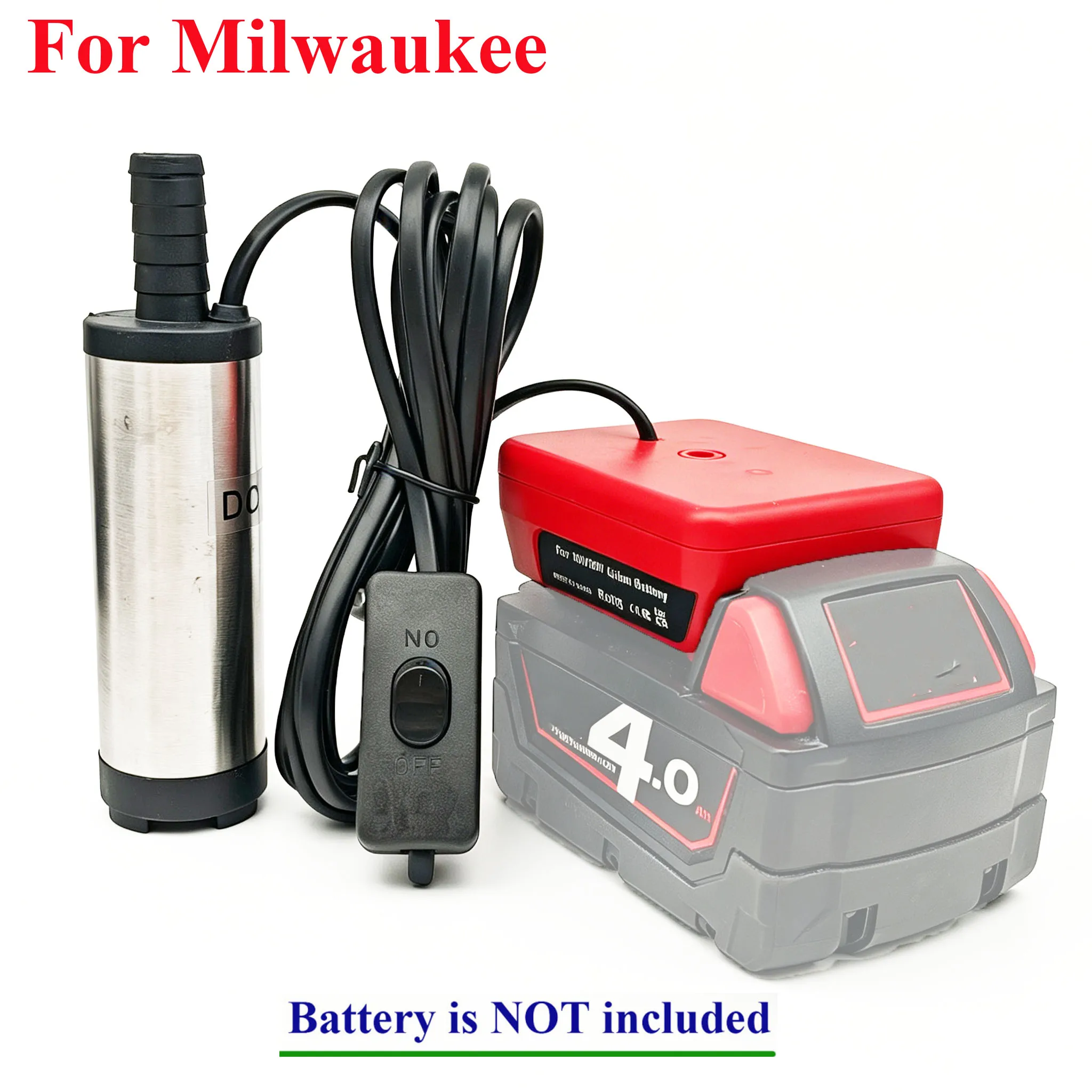 Auto-Öl-Diesel-Tauchpumpe für Makita 18V Lithium-Akkus, zum Pumpen von Wasser, kompatibel mit Ryobi, DeWalt, Milwaukee und Bosch. – Detail 27