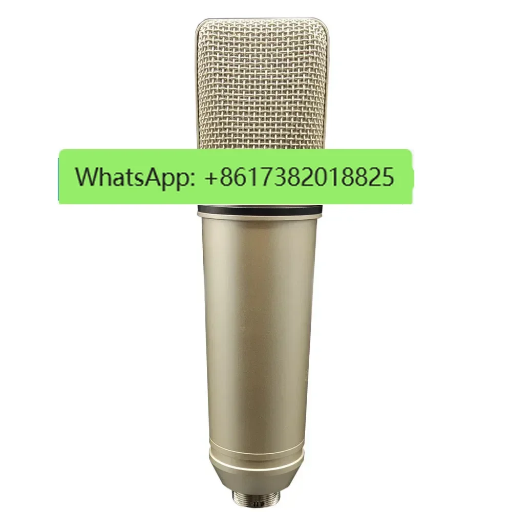 DIY 34mm Gold Large Diaphragm Capsule MAU87 Home Studio Recording Cardioid Condenser Microphone DIY Mic Accessories Parts Set