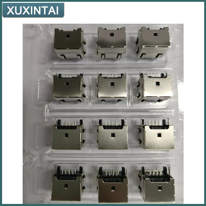 5Pcs/Lot  New Original  1-406541-1  1-406541 Jack Modular Connector 8p8c (RJ45, Ethernet) 90° Angle (Right) Shielded, EMI Finger