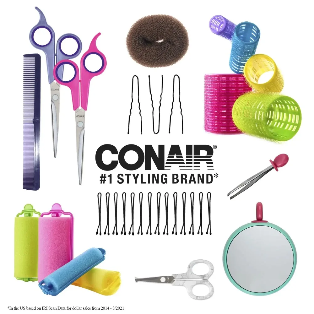 

Bun Maker Kit with Bobby Pins, Brown, 6 Count