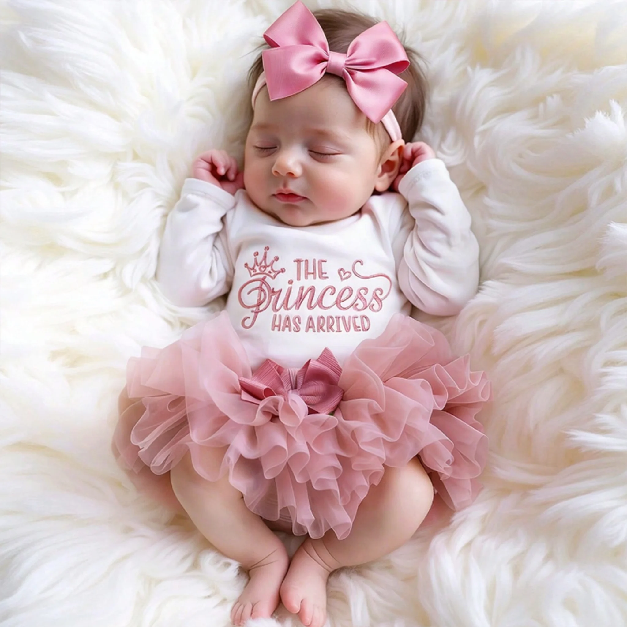 ylsteed-conjunto-de-roupas-para-fotografia-de-verao-para-recem-nascidos-conjunto-infantil-para-meninas-com-estampa-de-letras-macacao-rosa-saia-de-tule-faixa-de-cabeca-aderecos-para-fotos-hd