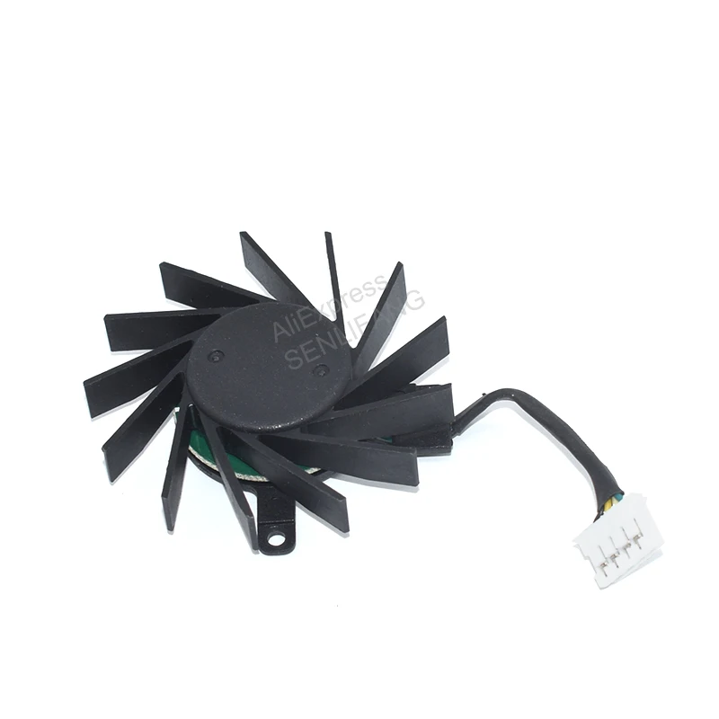 Original para AY04512UB10BB00 12V 0.22A distancia del agujero 3,4-3,4-2,6 diámetro 4,4 cm ventilador de tarjeta de cuatro cables