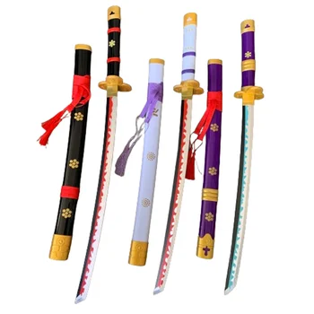 75cm Anime Role Play Cool Enma Sword Cosplay Roronoa Zoro 30inch Wood Katana Weapon Model