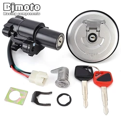 Fuel Gas Cap Ignition Switch Seat Lock with Key Kit For Honda CB600F CB600F2Y Hornet S 600 2002 35010-MBZ-D01 35010-KEA-740