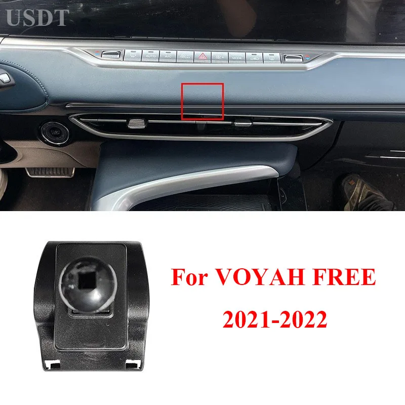 For Voyah Free 2023 2022 2021 2024 Interior Accessories Car Mobile Phone Holder Bracket Mount Special Base Air outlet Clip