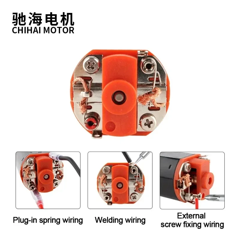 Chihai Motor CHF-480WA-26TPA Nd-Fe-B Long-axis High Torque Custom Motor For No.2 Gearbox Modification Upgrade Water Gel Blaster