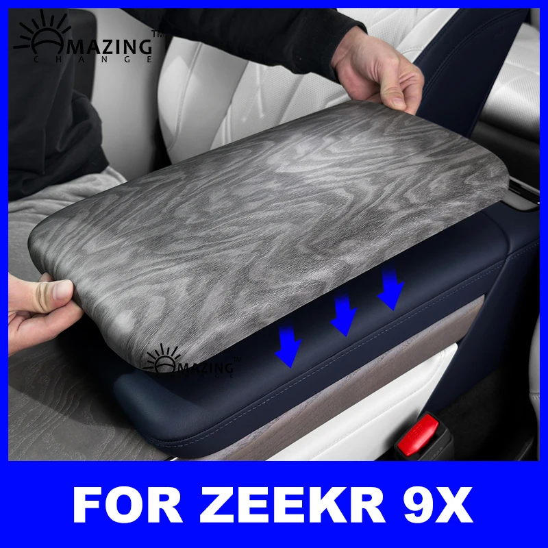 for-zeekr-9x-2025-2026-armrest-cover-center-armrest-pad-dirt-resistant-cover-interior-accessories