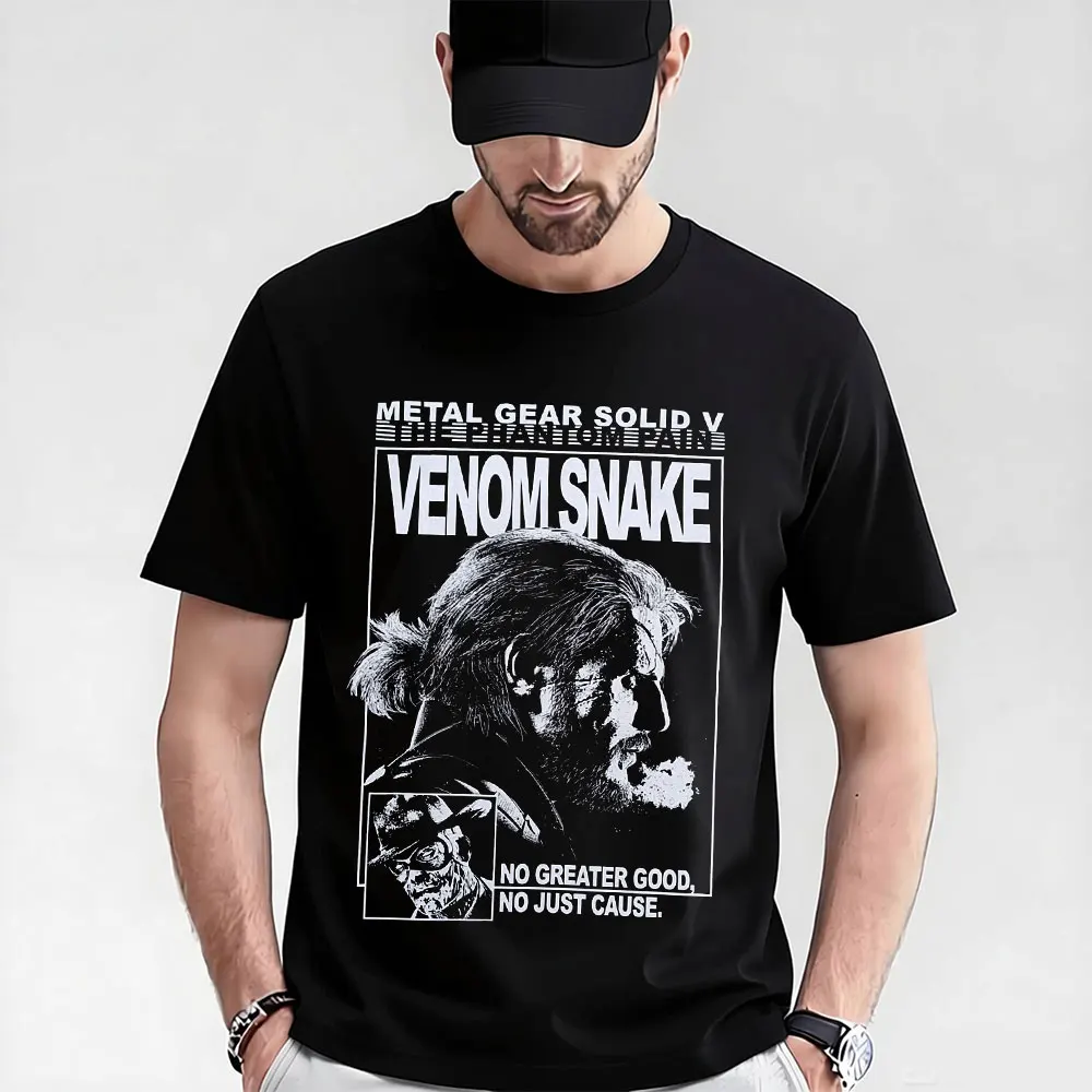 

Metal Gear Solid V Shirt The Phantom Pain t shirt 0315 Kojima Video game Graphic Clothes 100% cotton print tee All size tops