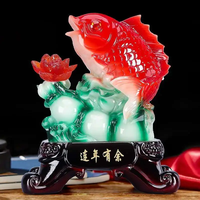 

Декоративные изделия из смолы: карповые фигурки, украшения для дома, креативные подарки, пасторальные украшения для гостиной, тумбы под телевизор, настольные украшения