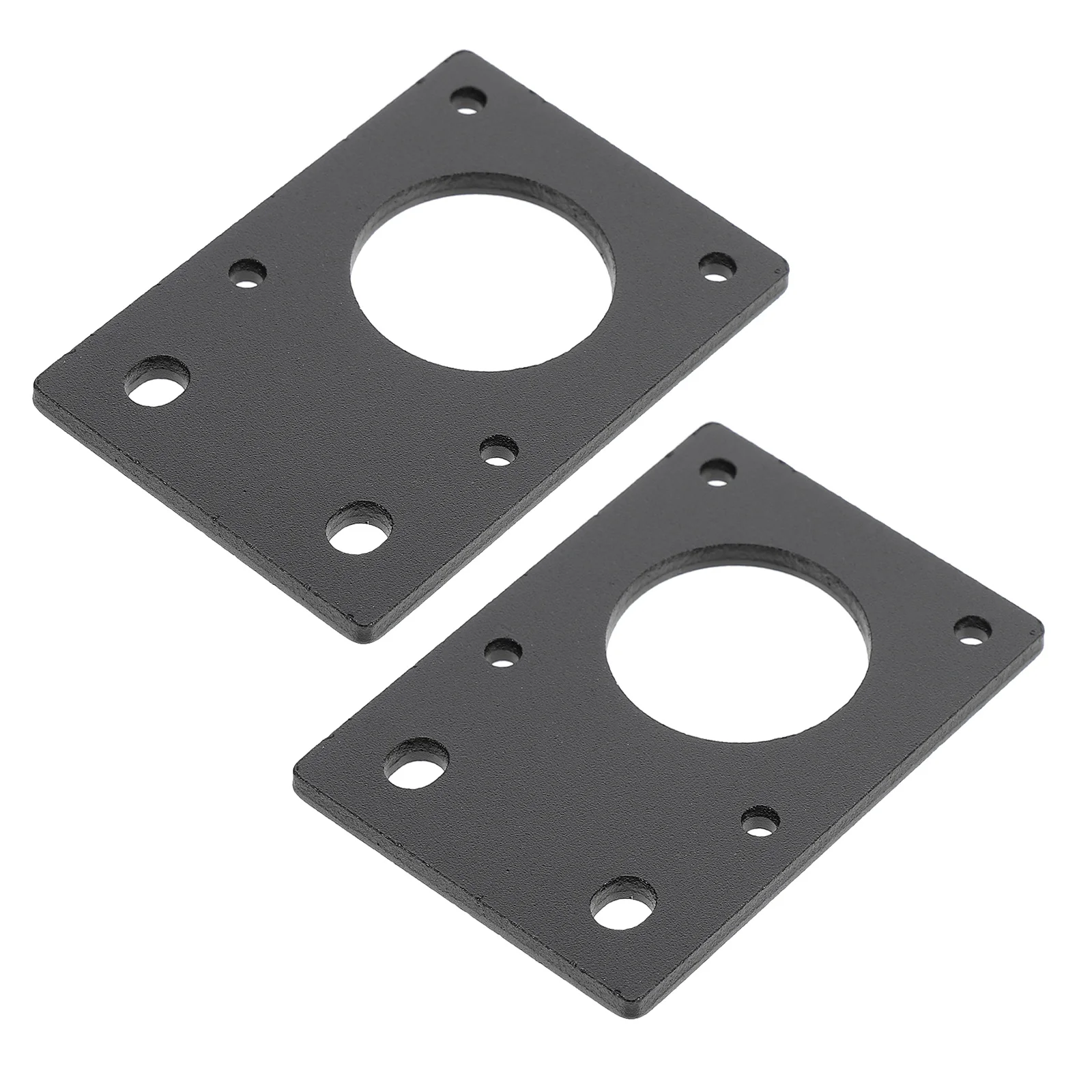 

2 Pcs Bracket 3d Printer Accessories Brackets Stepper Motor Pancake Aluminum Cars Mounting Panel