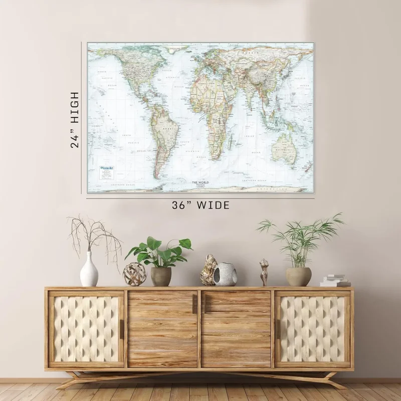 VIKAMA Retro Pirate Treasure Map Tapestry Polyester Fiber Wall Hanging Living Room Bedroom Home Decoration