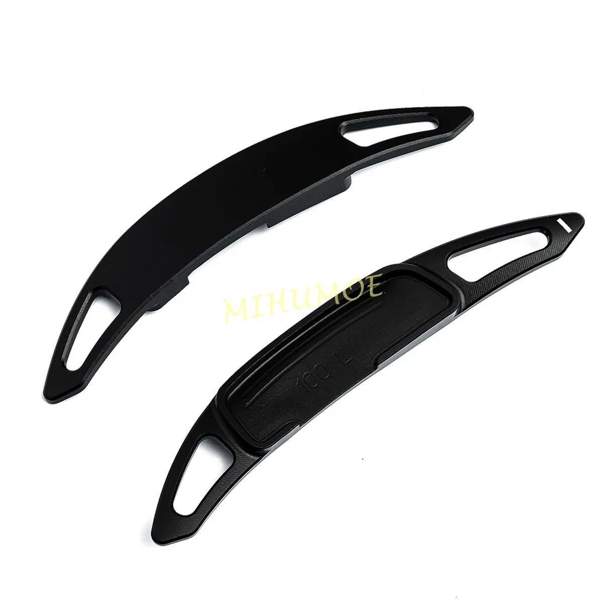 For 2020-2026 Renault Clio Captur Arkana Samsung XM3 Aluminium Steering Wheel Paddle Shifter Extension Black 2025 2024 2023 2022