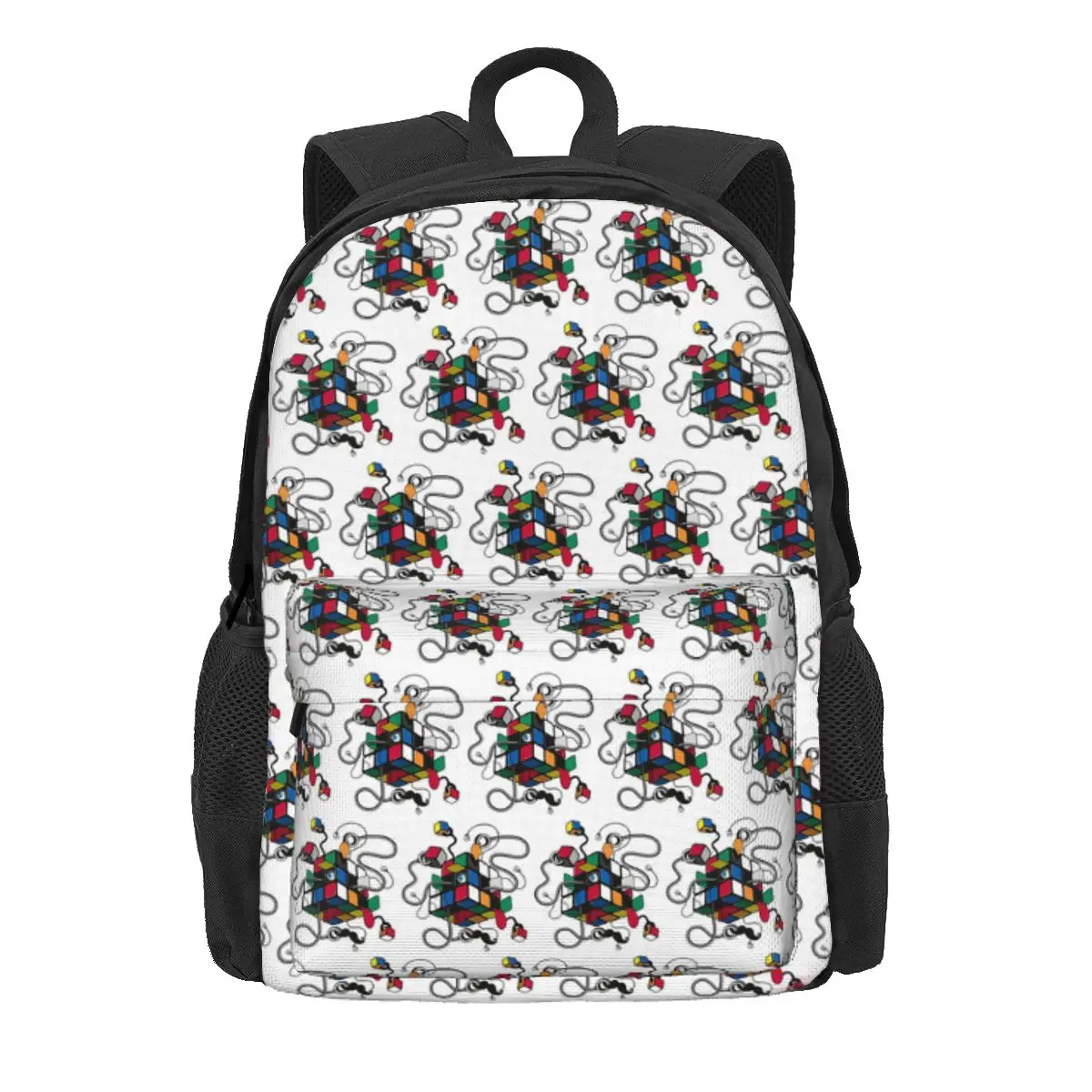Rubix Rubiks Rubics Backpack Daypack Large Capacity Kids BookBag School Bag Shoulder Bags for Men Women