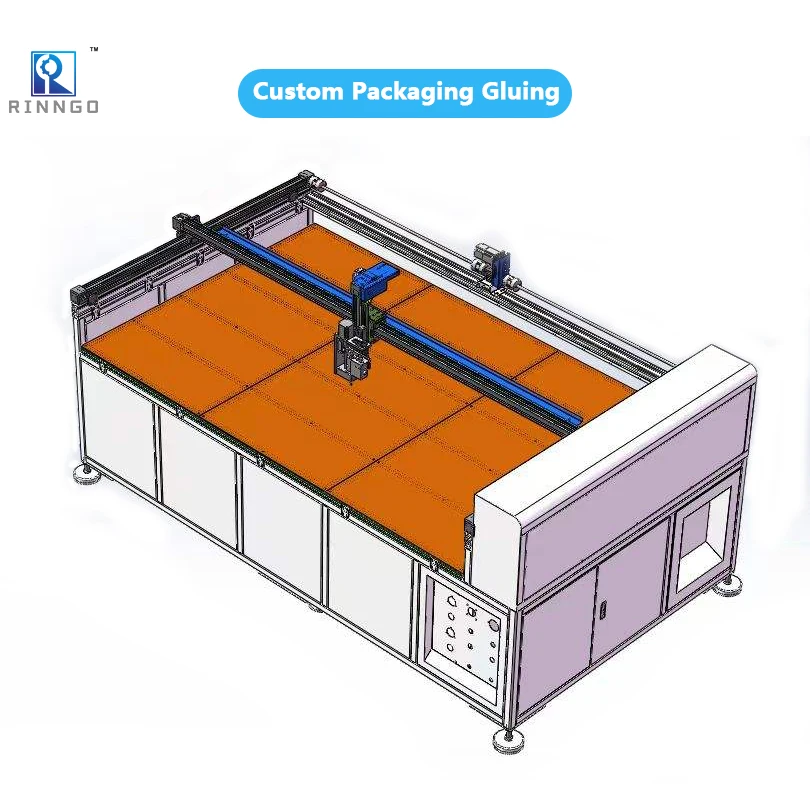 Customized Large Mattress Door Panel Furniture Coating Machine Packaging Folder Gluer  Dispensing Glue Spraying Machine