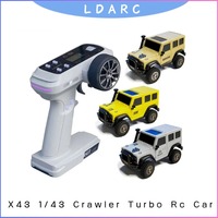 LDARC X43 1/43 Scale Mini RC Crawler Car RTR/BNR, 4WD Off-Road Indoor Climbing & Racing Toy for Adults and Kids