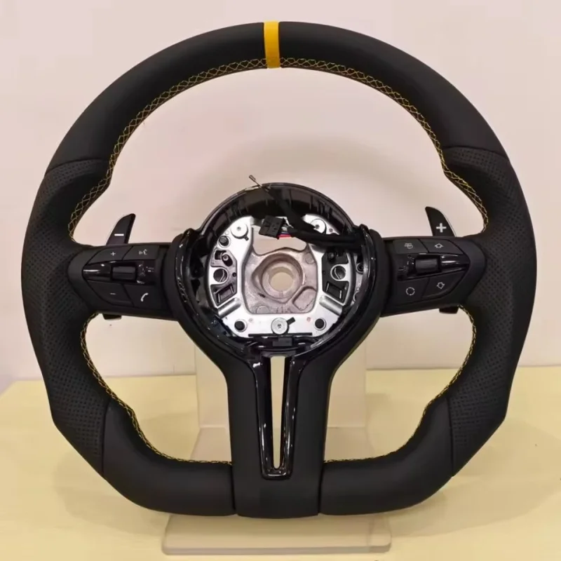 Customized Microfiber Leather Car Steering Wheel For BMW F30 F10 E90 M340i E39 F22 540i E87 F82 M3 E70 Car Interior Accessories