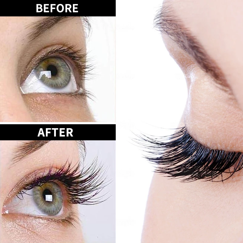 VGO Eyelash Growth Serum Enhance Length Volume Safe Fast Effective Nourishing Formula for Stronger Healthier Lashes – 3ml